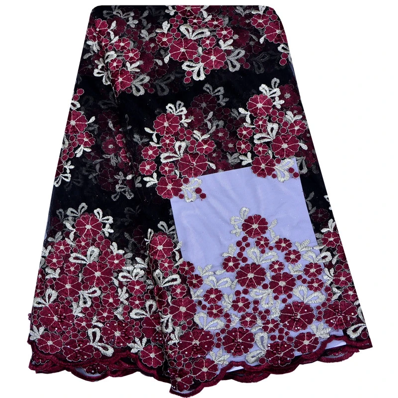 Африканская кружевная ткань 2018 нигерийские кружева с вышивкой для невесты