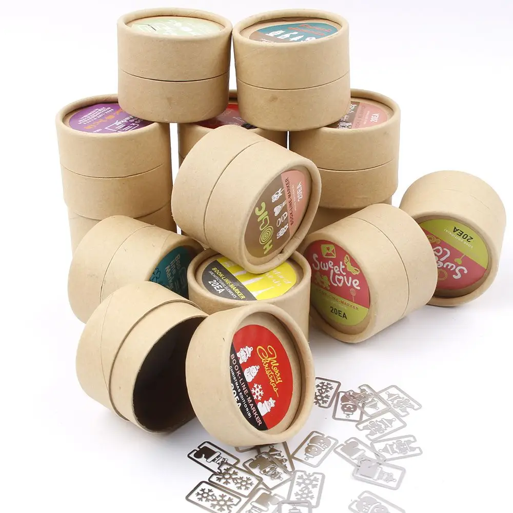 20 шт./лот (в одной коробке) миниатюрные металлические закладки зажимы серебряные