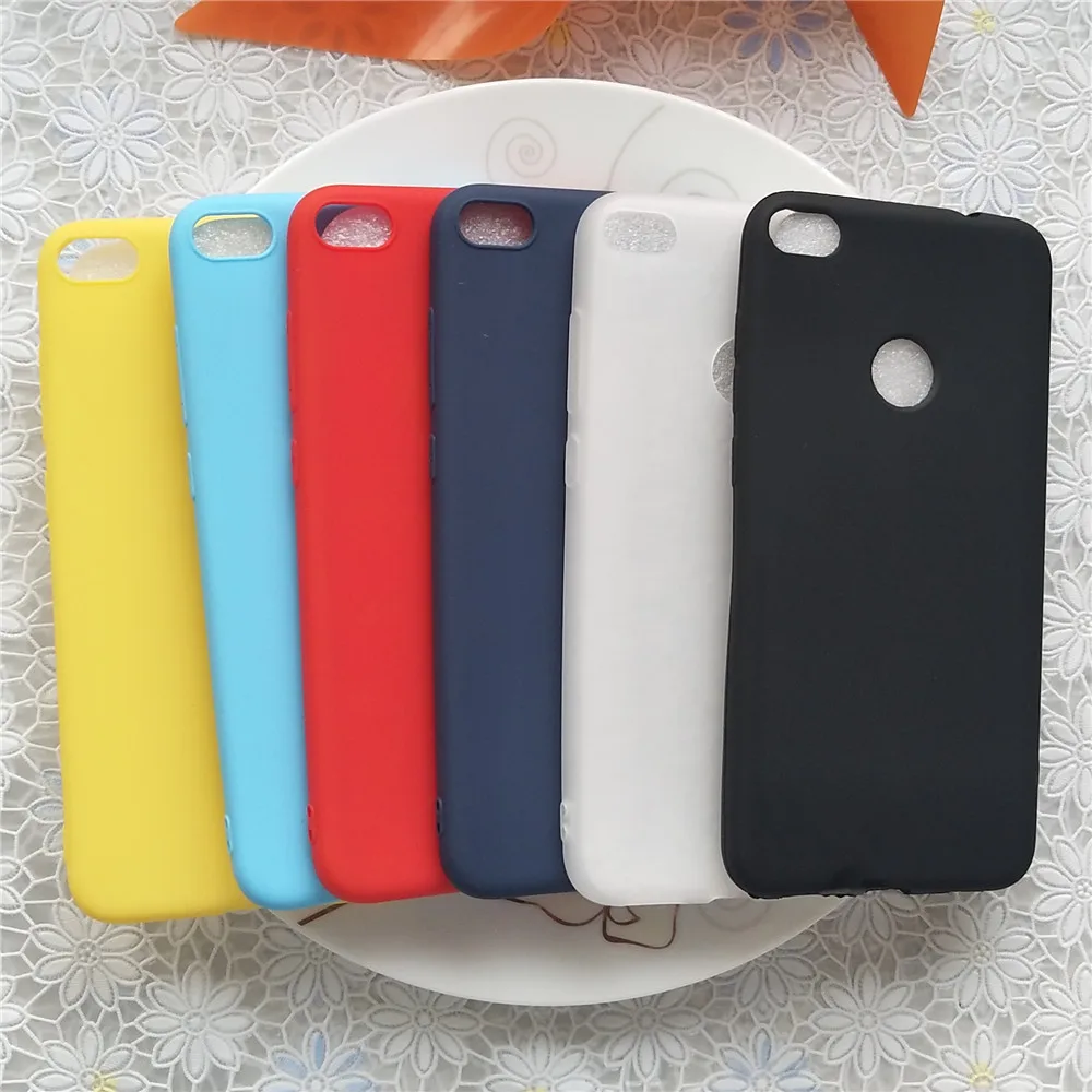 Macarons цветной ТПУ силиконовый матовый чехол для huawei GR3 2017 простые однотонные