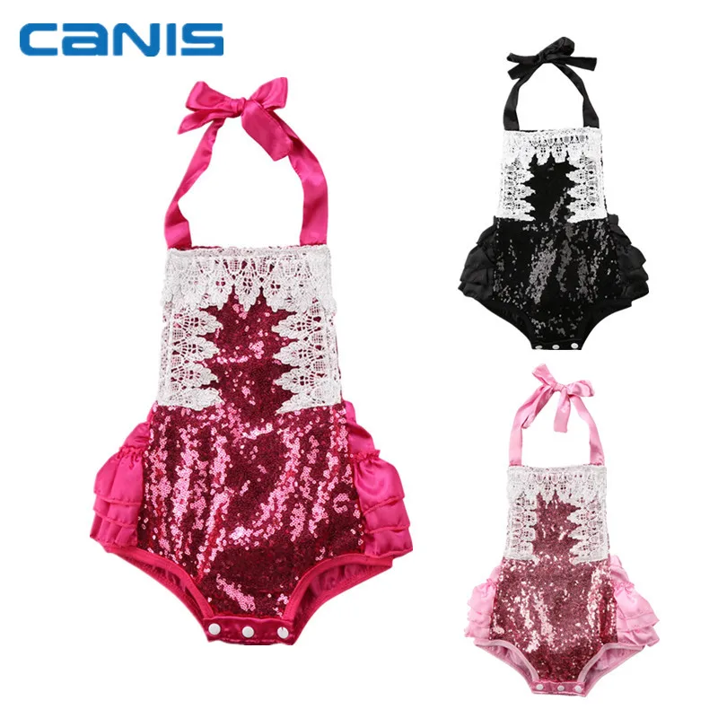 2018 Фирменная Новинка для новорожденных детская одежда девочек Комбинезон