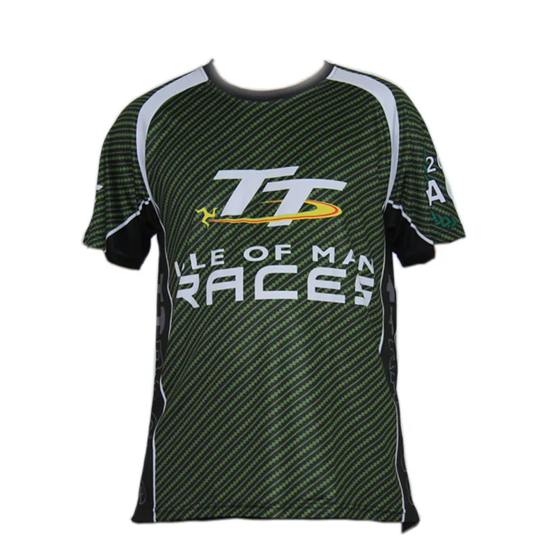 Новая модель TT Racing большая карта назад футболка мотокросса мотоцикл Dirt Bike MX Moto GP футболка Джерси остров Мэн