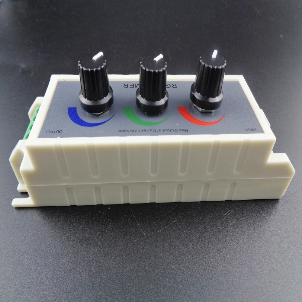 Rgb контроллер 3 канала DC12 24V RGB led диммер для светодиодной ленты 3528 5050 лучшее