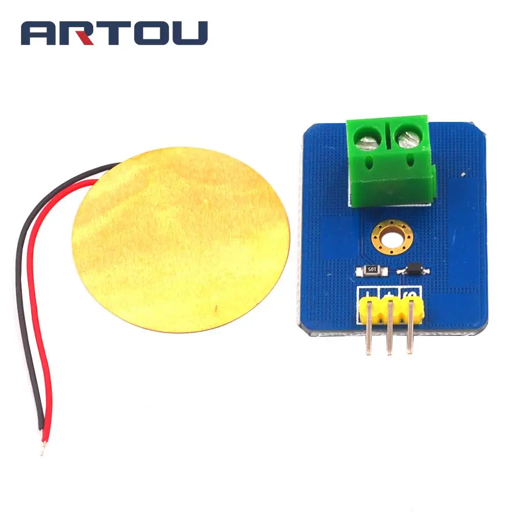 DIY KIT 3 V/5 V Керамический пьезо модуль датчика вибрации аналоговый контроллер
