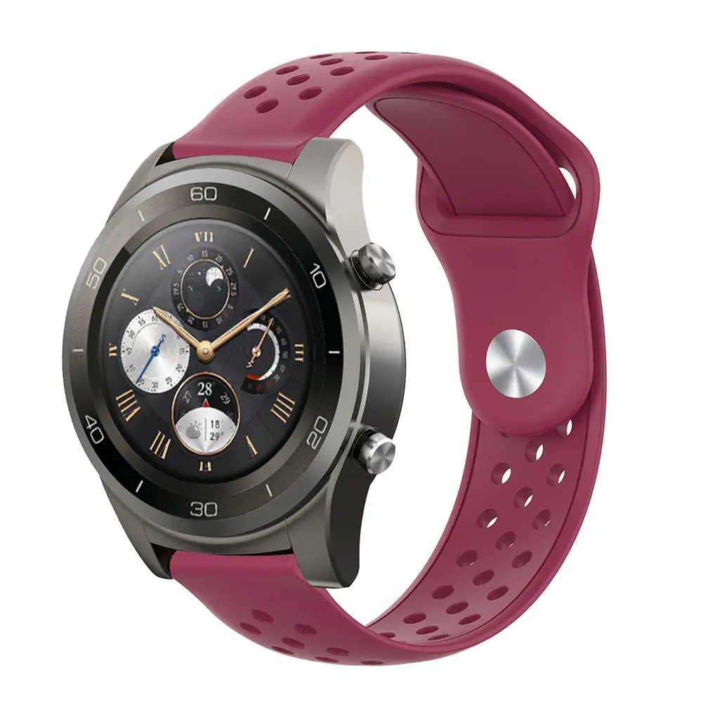 22 мм умные часы с силиконовым ремешком ремешок сменный Браслет для huawei Watch GT/2 Pro/Honor Watch Magic Watch аксессуары