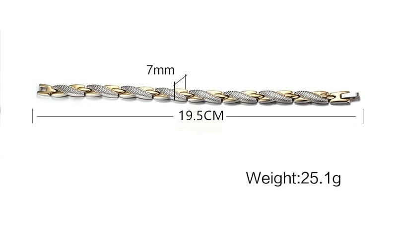 Лидер продаж 2017 витой Здоровый Магнитный браслет для женщин Яркие Браслеты и