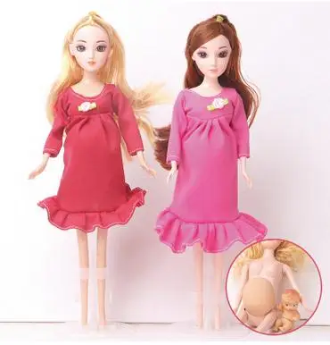 Новые куклы для беременных костюмы кукла мамы есть ребенок в животе играть с