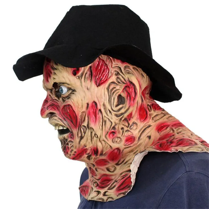Горячая новинка, маска Фредди круэгера, косплей детали костюма helloveen Leatherface Terror Biochemical Zombies Джейсон Вурхиз, маска с капюшоном