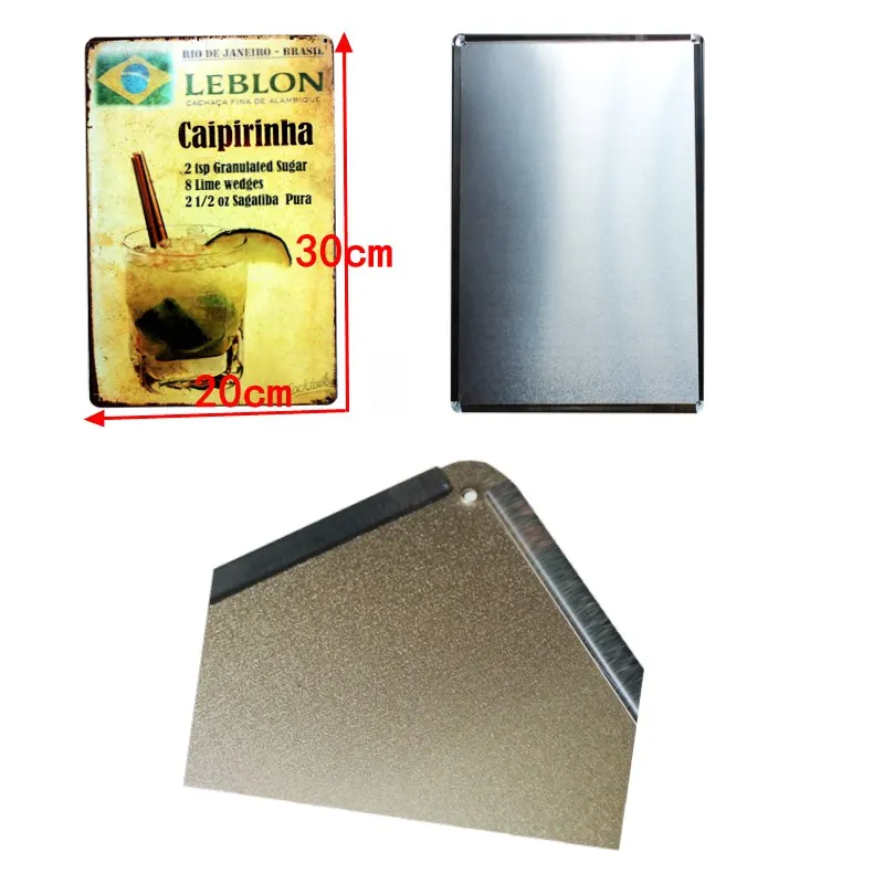 Жестяные фотообои для бара ресторана кофе украшение дома 30x20 см|sign plate|plates for wallsplate
