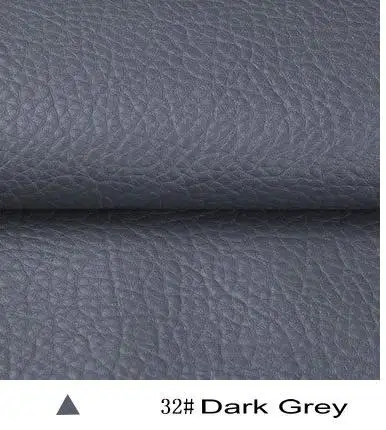 Dark Grey 50x34 см 20 цветов большая личи искусственная кожа pu искусственная тисненая готовая искусственная кожа синтетическая кожа ткань для шитья искусственная ткань pu - Цвет: Dark Grey