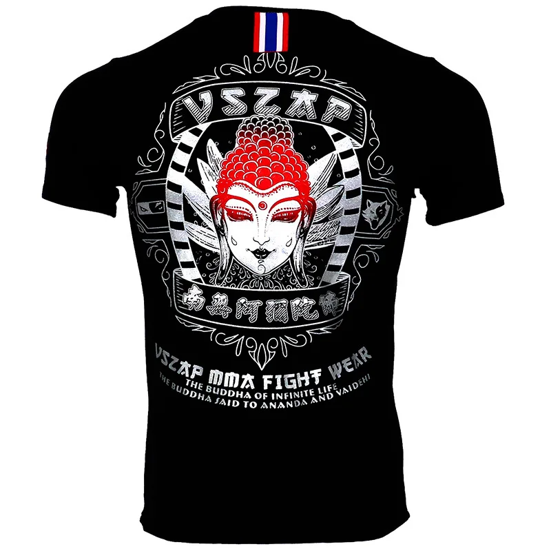 Футболка VSZAP Kampf Sanda Boxen MMA Спортивная футболка kampfart Фитнес тренировка муай тай