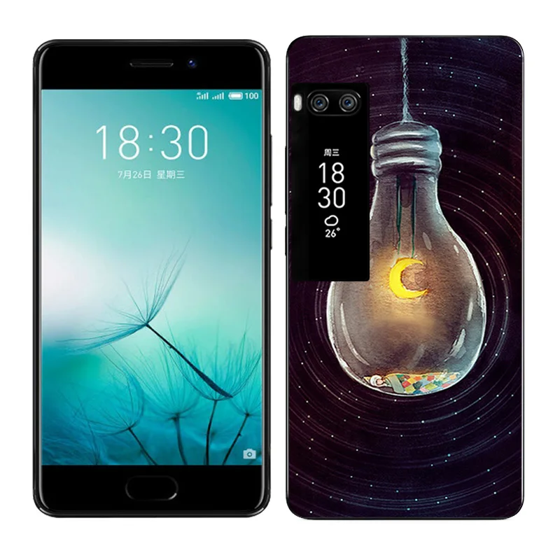 Мягкий силиконовый чехол из ТПУ для Meizu Pro 7 чехлы телефонов Meilan с рисунком Pro7 |