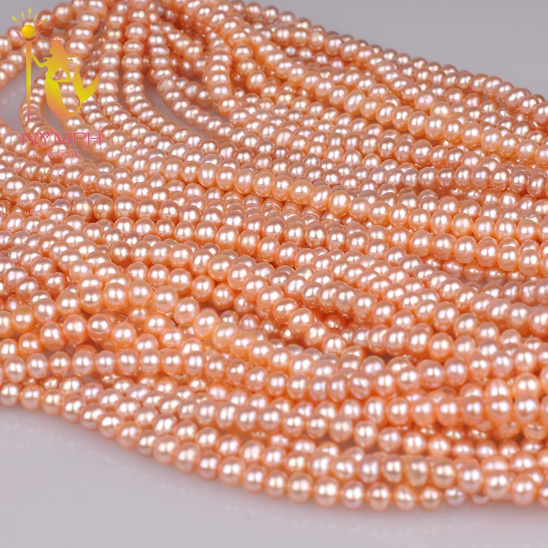 [Нимфа] натуральный пресноводный жемчуг Бусины для ювелирных изделий Цветные
