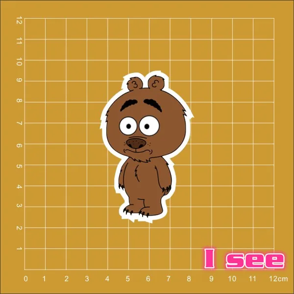 Brickleberry Маллой мультфильм ноутбук холодильник скейтборд случай вагонетки