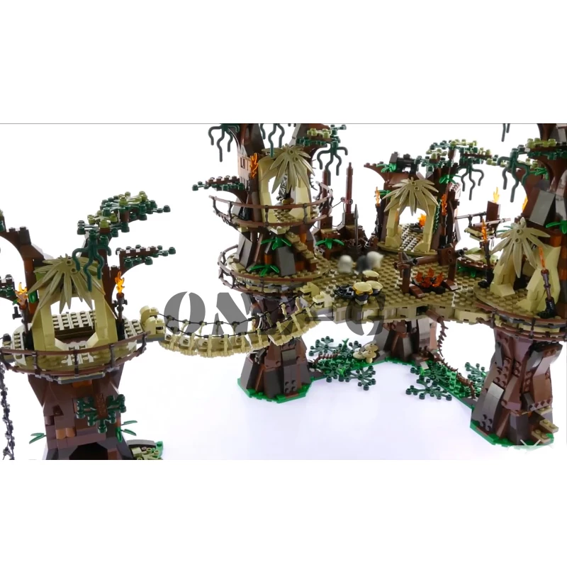 Compatible with lego 10236 Building blocks 05047 1990pc star wars military Bricks Ewok Village figures toys for children | Игрушки и