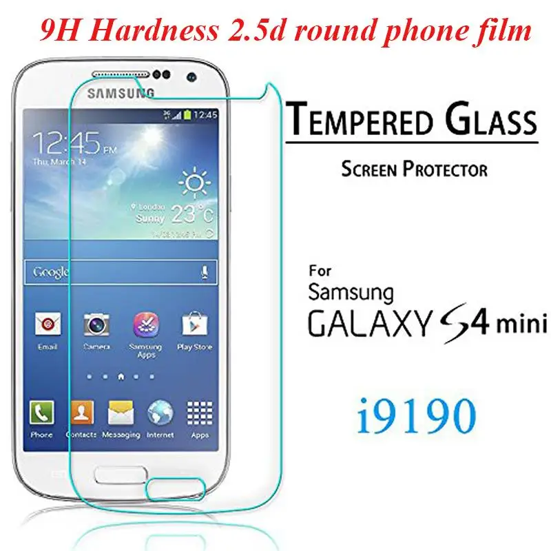 S4 MINI 9H твердость 2.5D защита экрана GT i9192 s4 мини защитное стекло закаленное пленка
