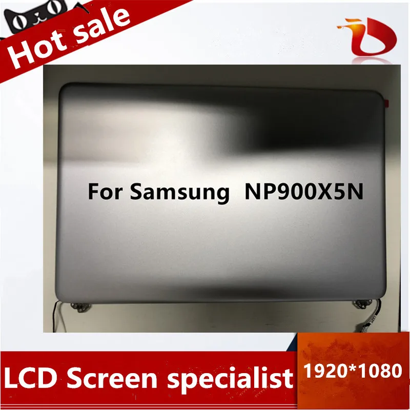 Free shipping 15&quot Laptop LCD Screen with cover whole Assembly For Samsung Notebook 9 NP900X5N NP900X5L FHD Silver color | Компьютеры и