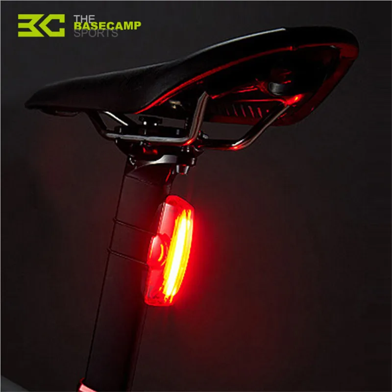 

Basecamp Bicycle USB Rechargeable Tail Light Bike Cycling Rear Lamp Taillight COB LED Rain Waterproof BC-424S