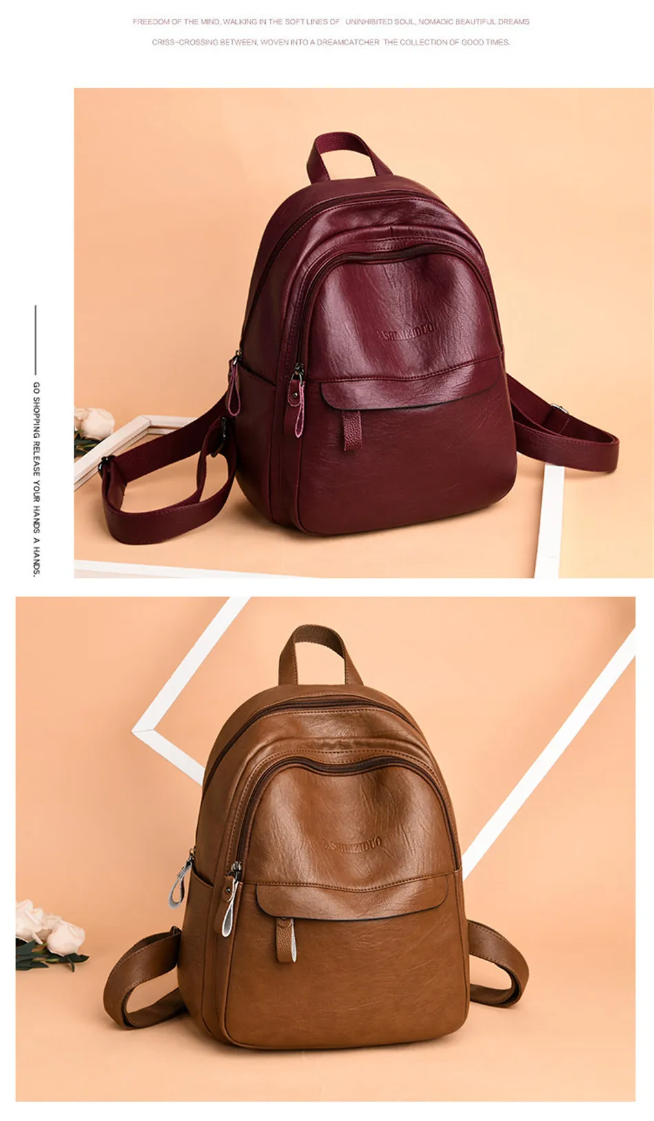 Mochilas mujer, женский рюкзак из натуральной кожи, женский рюкзак для путешествий, женский рюкзак для девочек, Новинка