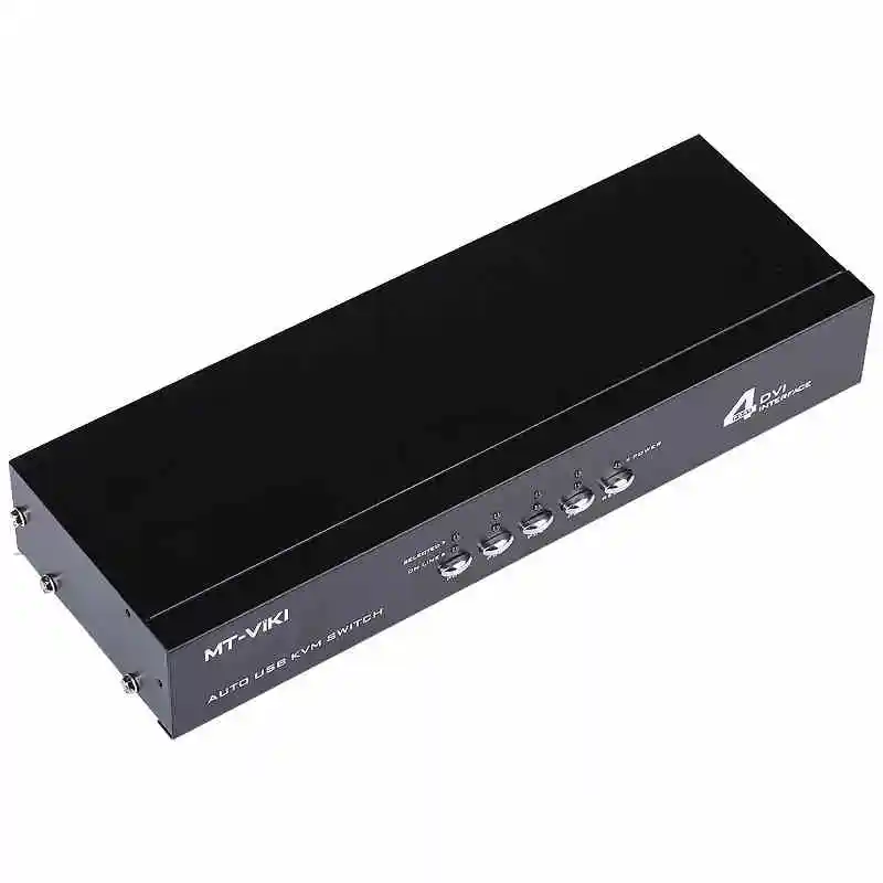 MT-VIKI maituo 4 Порты и разъёмы Quad DVI kvm-переключатель с аудио USB Мыши клавиатура Авто