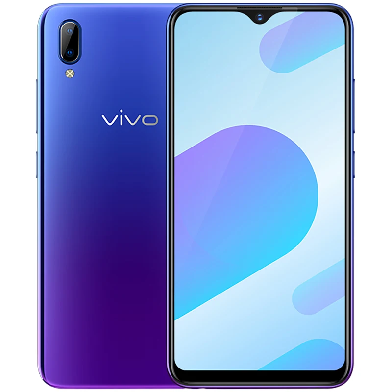 Мобильный телефон Vivo Y93s, 6,2 дюймов, 4 Гб ОЗУ, 128 Гб ПЗУ, Восьмиядерный процессор MT6762, Android 8,1, 4030 мАч, двойная камера, смартфон с функцией распознавания лица