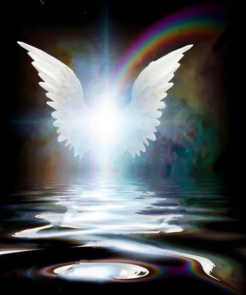 rainbow angel wings water backdrops Vinyl cloth High quality Computer print children kids background | Электроника