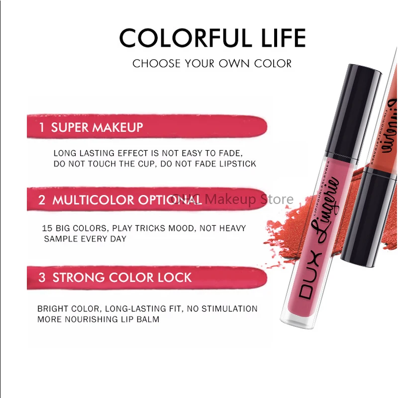 Жидкий тинт для губ матовый блеск стойкие помады водостойкий прозрачный Nyxed