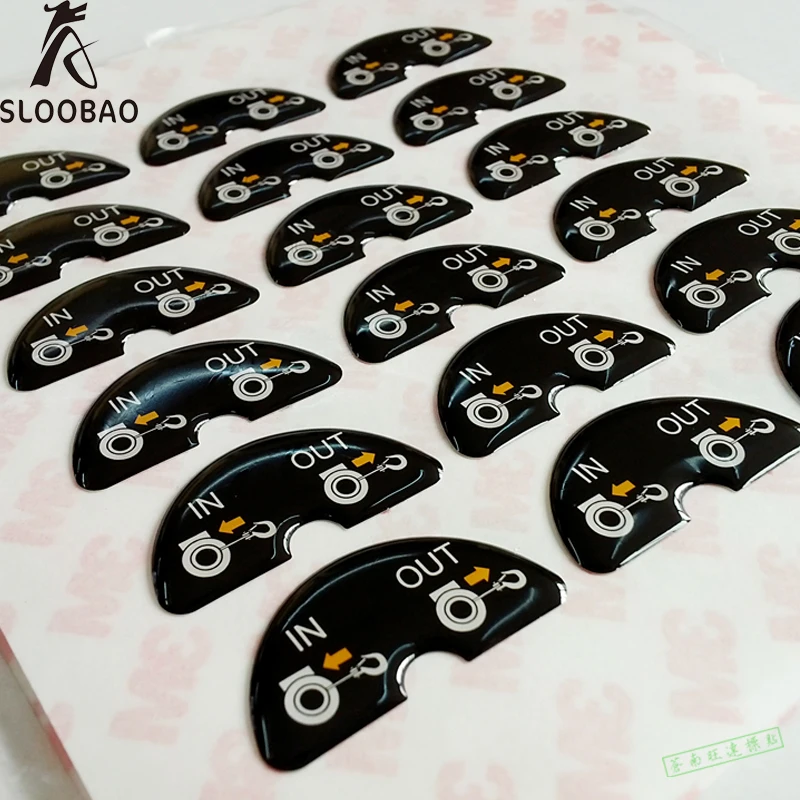 Эпоксидная наклейка на заказ для печати этикеток/по индивидуальному заказу 3D