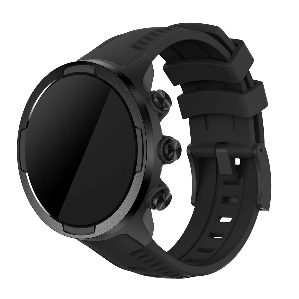 Спортивные силиконовые ремешки для часов SUUNTO 9/Baro сменные спортивных модные