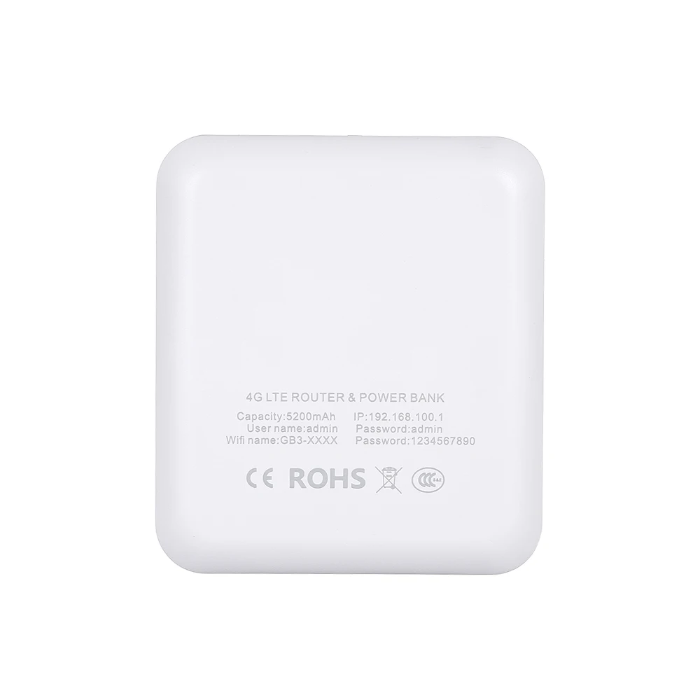 Портативный Wifi мобильный роутер Hotspot 4G беспроводной FDD 100 м с зарядным устройством
