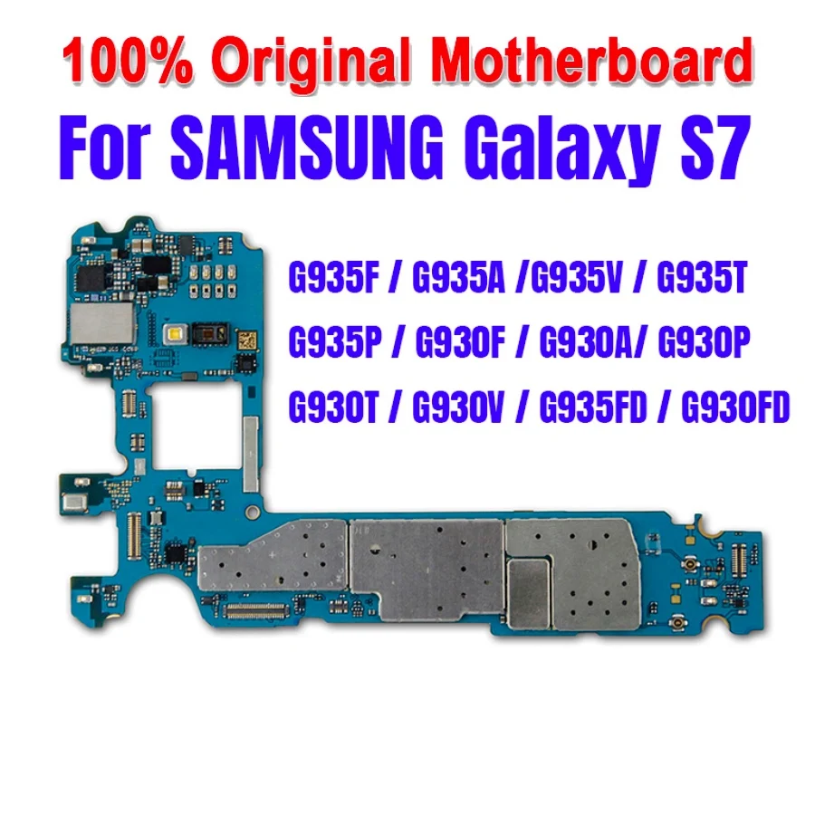 Протестированный разблокированный для samsung Galaxy S7 G930F/G930FD/G935F/G935FD материнская плата 32 Гб Европейская версия логическая плата