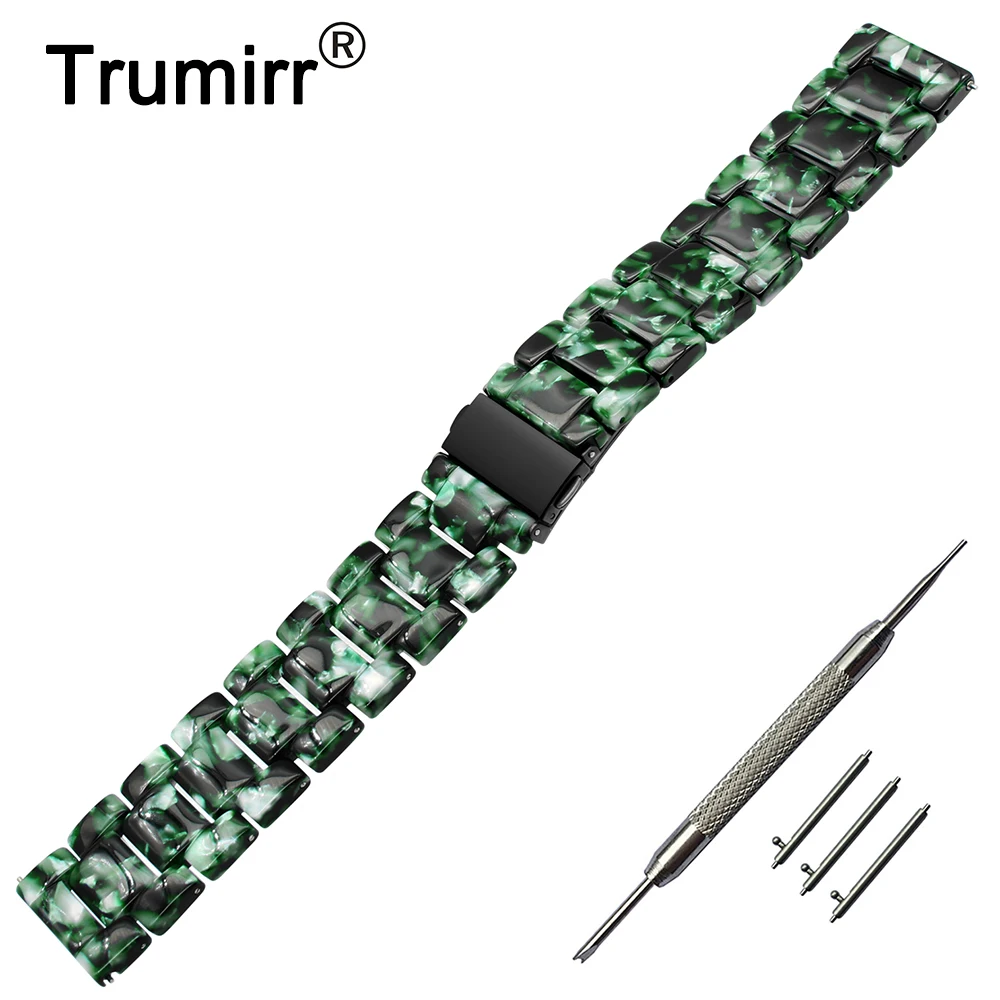 Ремешок полимерный быстросъемный для часов Seiko Casio Citizen Tissot браслет Fossil Armani Timex