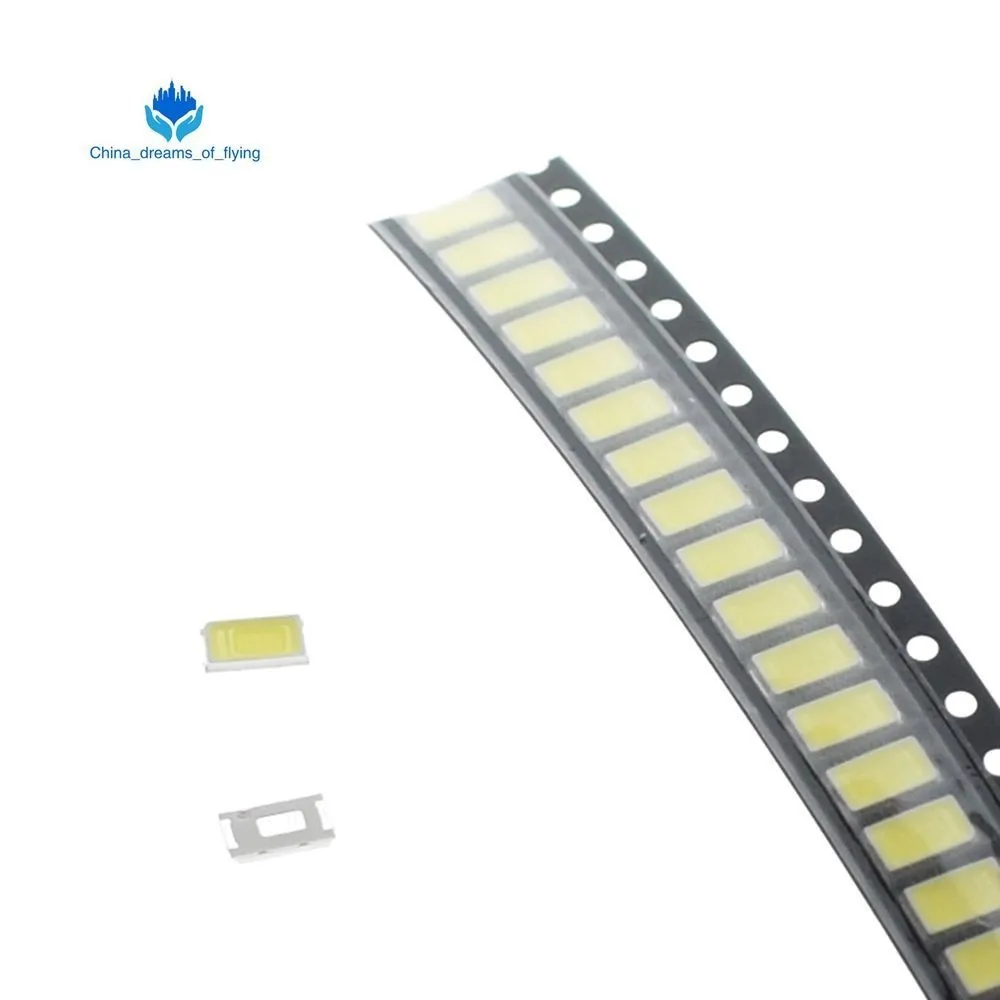 Завеса 100 шт. 5730 SMD СВЕТОДИОДНЫЙ CW-WW 5630 белый/теплый белый 5,7*3,0 мм 50-55LM 150ma 5730 диод 0,5 W