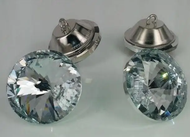 

Оптовая продажа, 30 мм, 500 шт./лот, пуговицы со спутником, кристаллами, для дивана, кровати, прозрачная обивка, пуговицы для изголовья кровати, м...