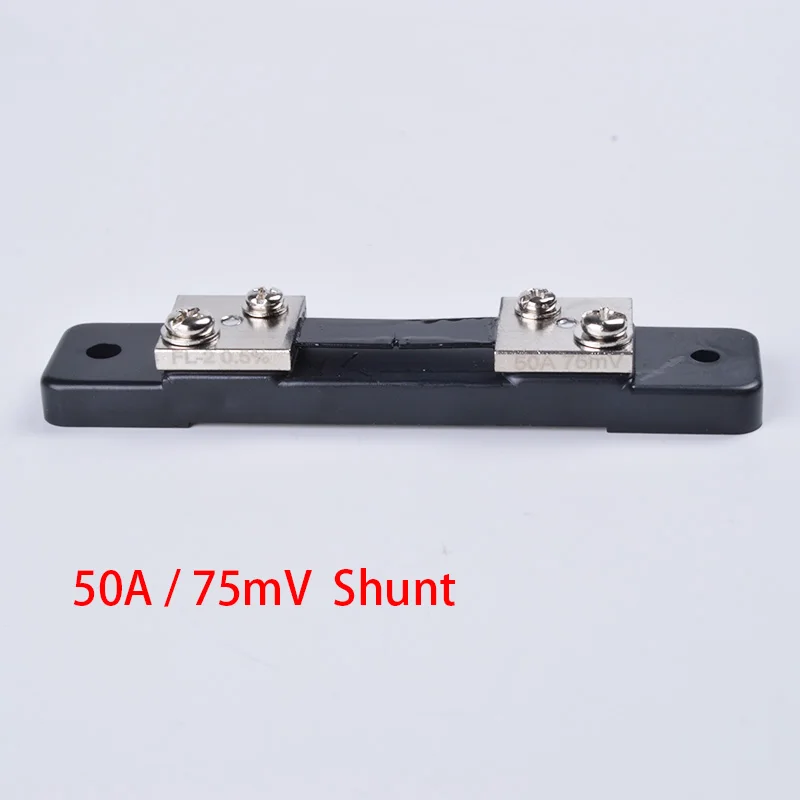 50A Shunt Общие Применение для DC Измеритель постоянного тока, 100A/75mV 50A/75mV шунтирующий резистор для аналоговая AMP Панель измеритель величины тока Амперметр шунта - Цвет: 50A Shunt