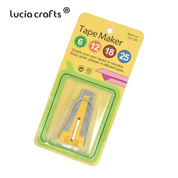 Yellow 1 piece Lucia crafts, 6 мм, 12 мм, 18 мм, 25 мм, тканевые клейкие ленты, изготовители бытовой швейной машины, инструменты для шитья, аксессуары J0132 - Цвет: Yellow 1 piece