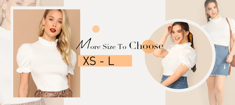 SHEIN Размера Плюс Трикотажная Футболка С Оригинальным Рукавом Элегантная Футболка С Пышными Рукавами