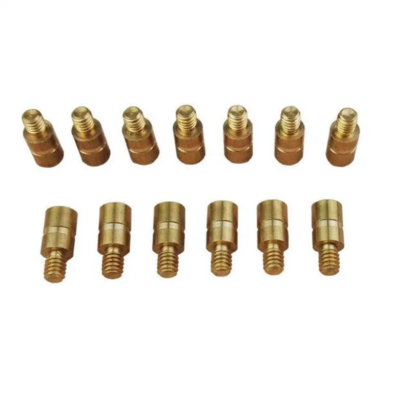 10PK 25 зерна стрелка дополнительный вес Медь Боб со Алюминиевый держатель для
