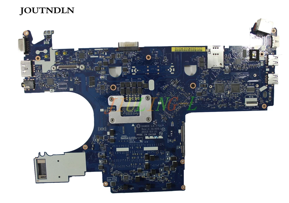 JOUTNDLN для Dell Latitude E6230 Материнская плата ноутбука W/i5-3360M CPU YJR6N 0YJR6N CN-0YJR6N | Компьютеры