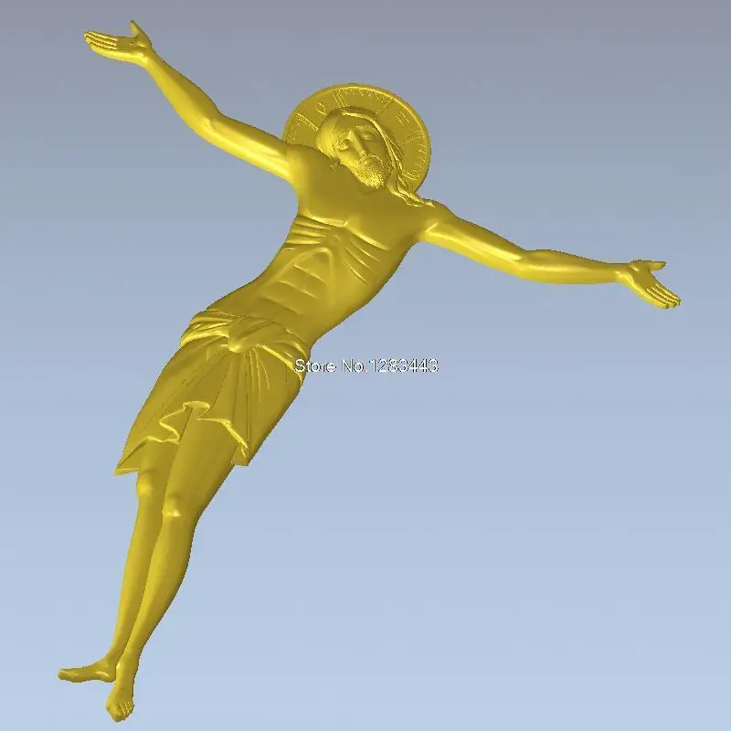 Высокое качество 3d модель рельеф для ЧПУ или 3D принтеров в STL файле Jesus_11|3d model relief|3d