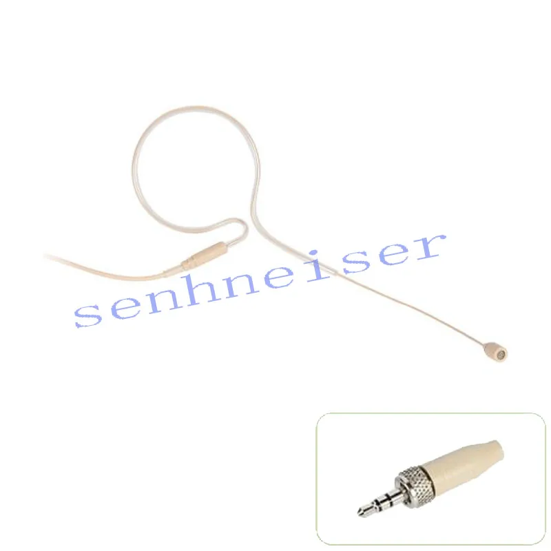 100PCS 3.5mm Plug (with nut) Skin Color Mini Single Ear Hanging Omni Directional Condenser Headset Microphone E1-B-1 | Электроника