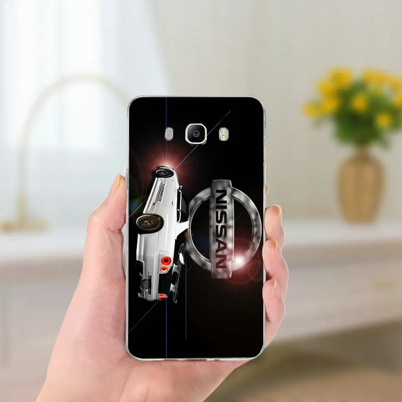 С логотипом Nissan с принтом в виде машин чехлы для мобильных телефонов Samsung Galaxy J1 J2 J3