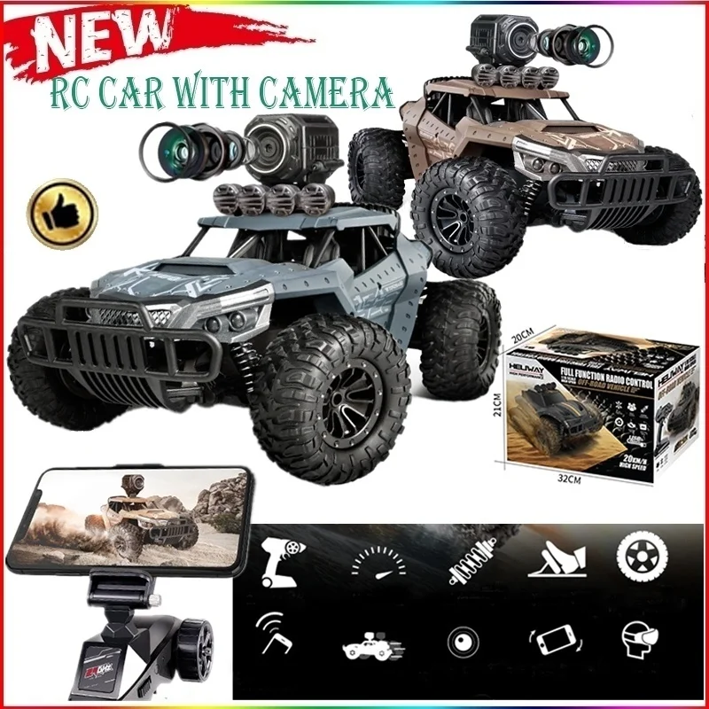 25 км/ч RC автомобиль с дистанционным управлением Багги WiFi 720P HD камера беспроводной