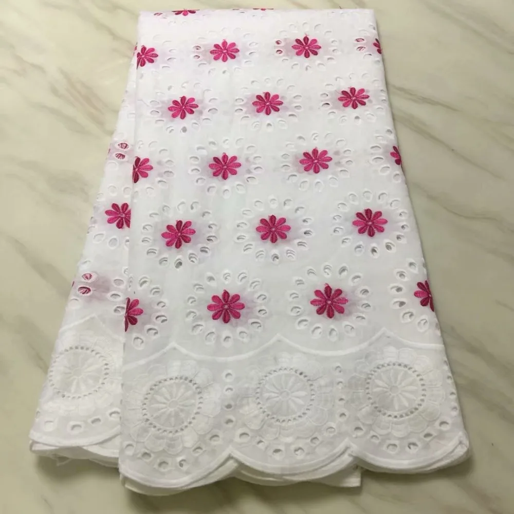 Excellent Design Fashion Swiss Cotton Edge Garment Fabric Foundation Nigeria Lace ffp1122 |