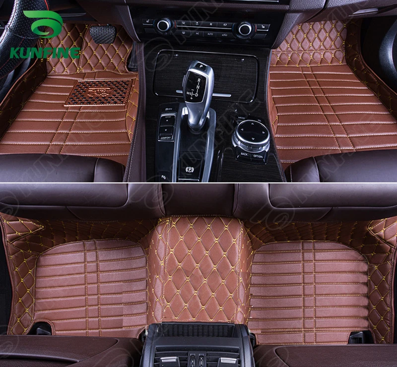 Фото Высококачественный 3D автомобильный напольный коврик для VW Scirocco ног подкладка