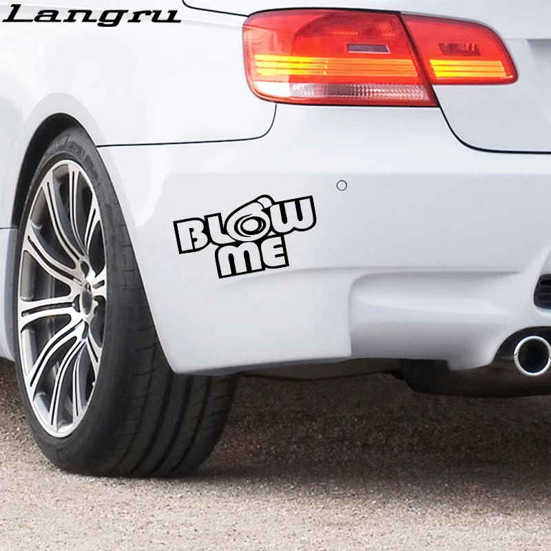 Langru для Me Turbo Забавный Виниловый Стикер Окно Наклейка Искусство Стайлинг