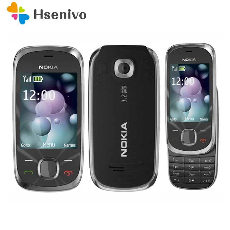 Nokia 7230 Восстановленный Оригинальный телефон GSM слайдер