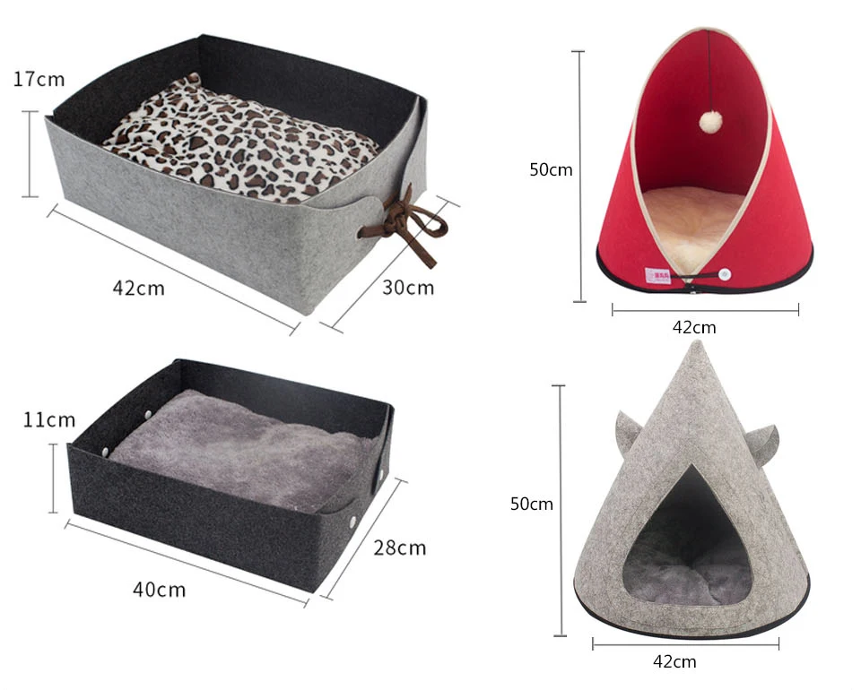 HEYPET Cat Bed Cats House Pet House Cat Mat Dog Bed for Puppy Kitten Pet Supplies