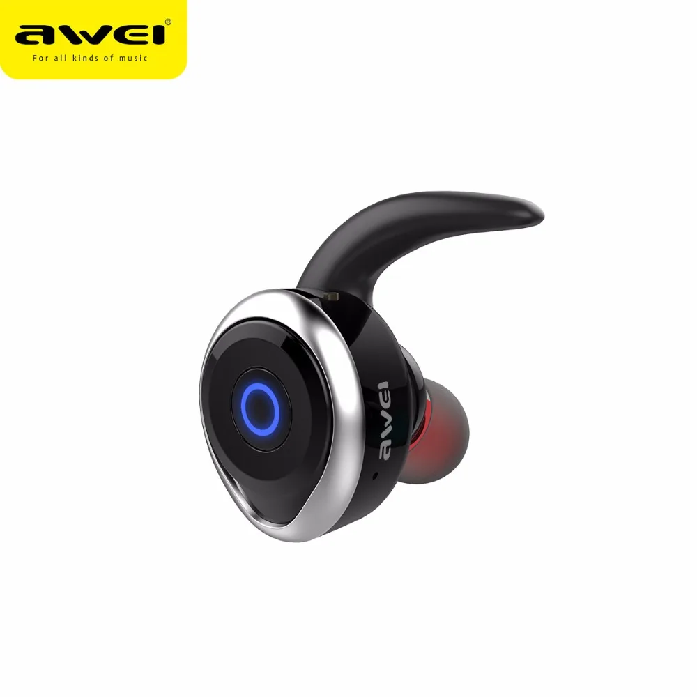 Оригинальные беспроводные Bluetooth-наушники AWEI T1 V4.2 TWS наушники с шумоподавлением