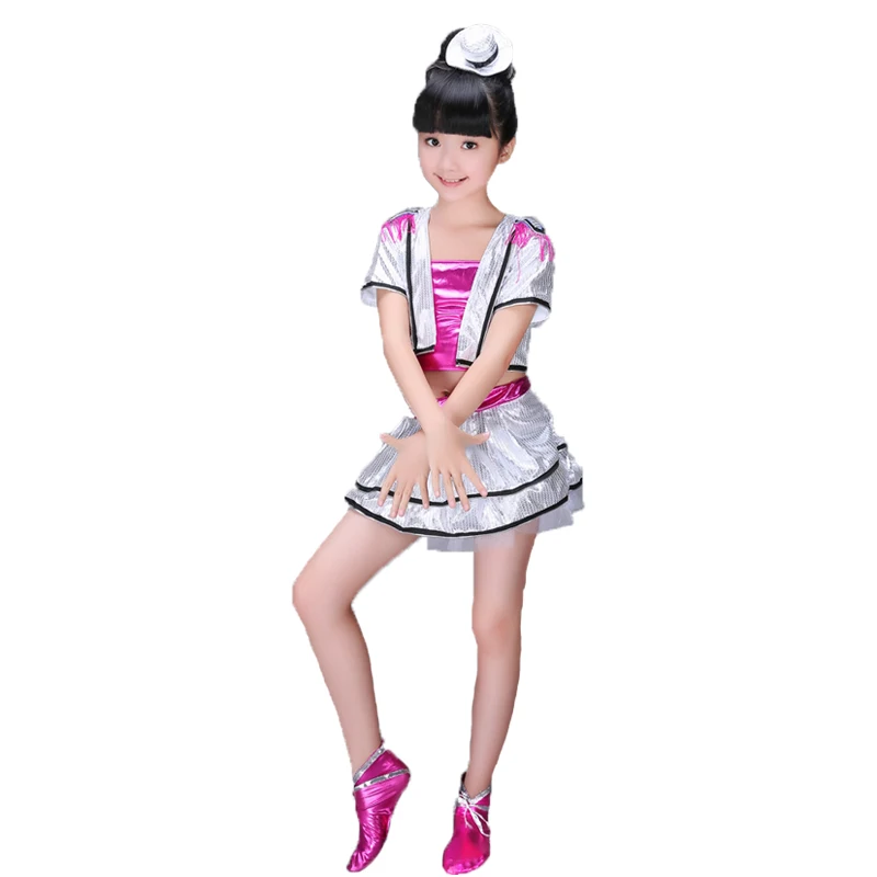 Детские платья для бальных танцев костюмы выступлений детский костюм с