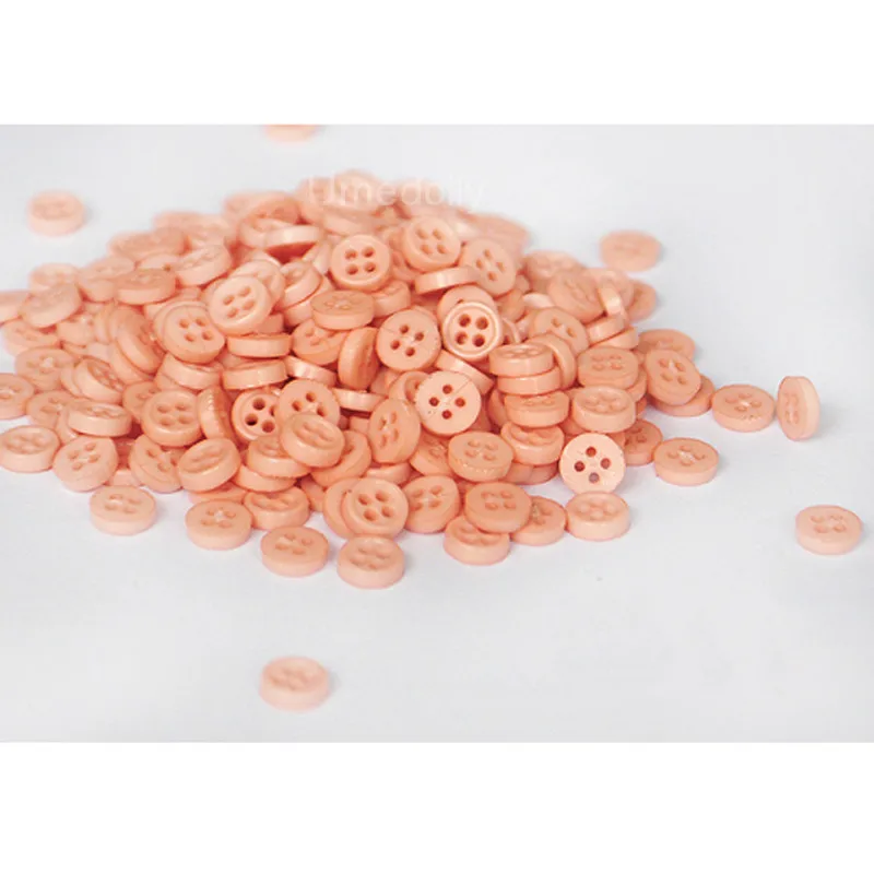Швейные Кнопки ручной работы мини кнопки карамельного цвета 6 мм для Blyth куклы